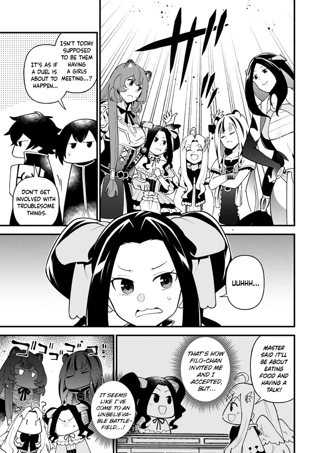 Tate no Yuusha no Oshi Nagaki Chapter 42 page 9 - Chapter 42: Girls Meeting Fruits Sandwich