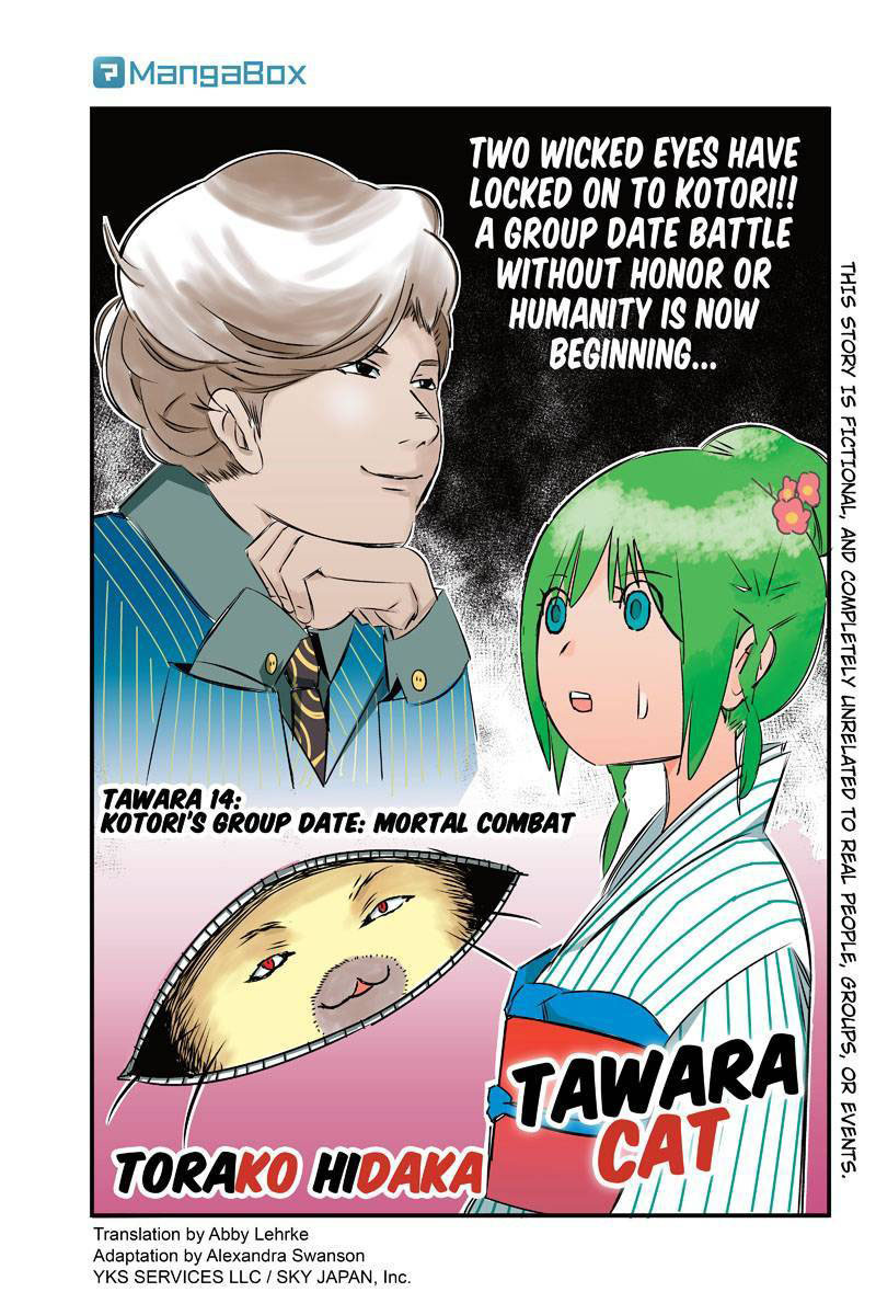 Tawara Neko to Machigai Jinsei Chapter 14 page 1 - Chapter 14: Kotori's Group Date: Mortal Combat