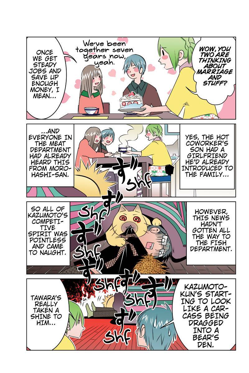 Tawara Neko to Machigai Jinsei Chapter 34 page 15 - Chapter 34: Kazumoto's Bad-Boy Attitude Dress-Up