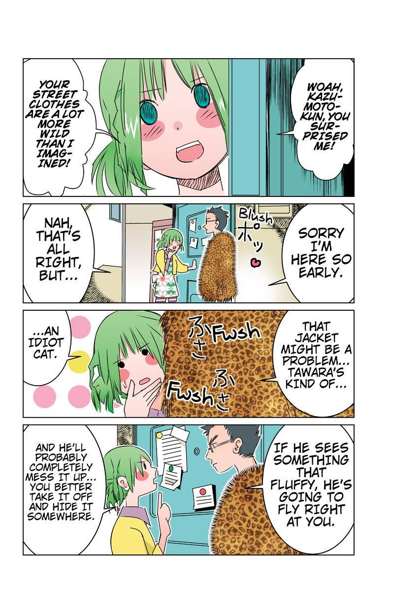 Tawara Neko to Machigai Jinsei Chapter 34 page 6 - Chapter 34: Kazumoto's Bad-Boy Attitude Dress-Up