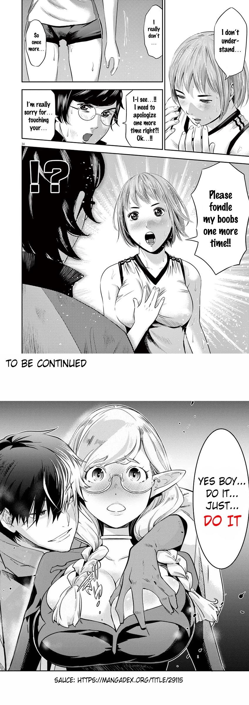 Te no Hira ni Ai wo! Chapter 2 page 34 - Chapter 2: Dream Or Dead