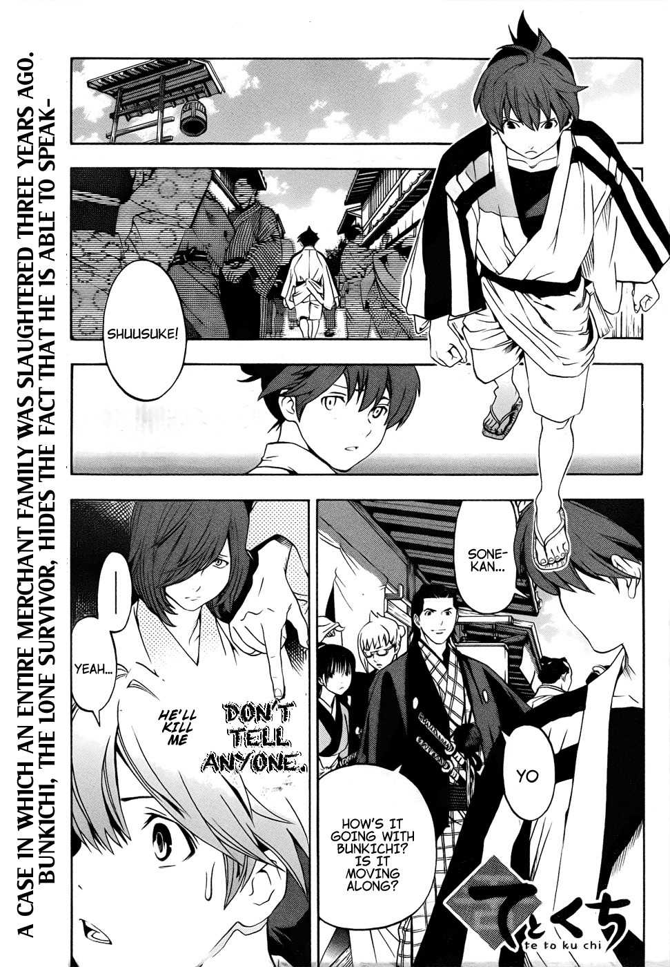 Te to Kuchi Chapter 8 page 1 - Chapter 8: The Silent Youth - Part 2