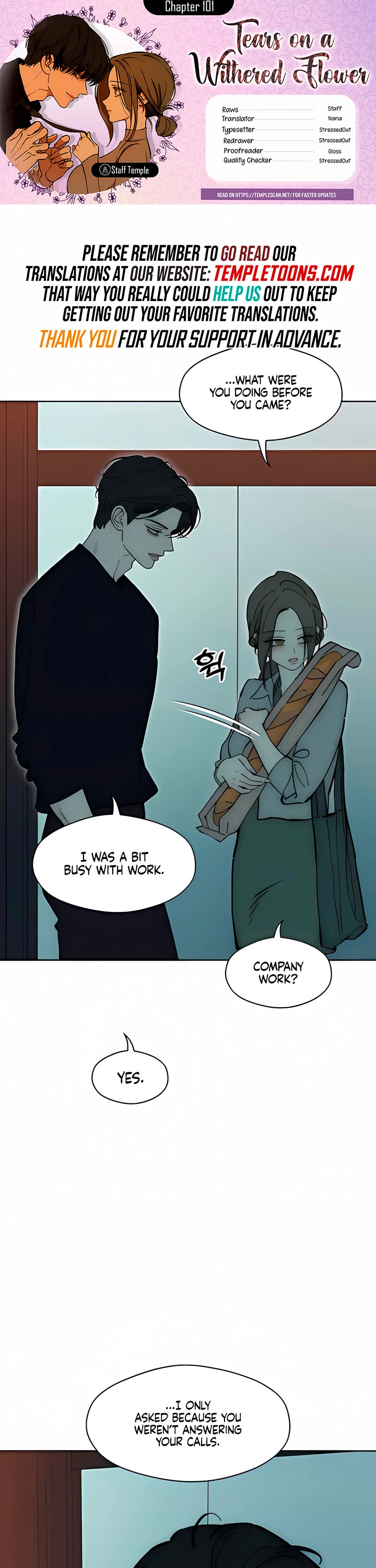 Tears on a Withered Flower Chapter 101 page 1 - Chapter 101
