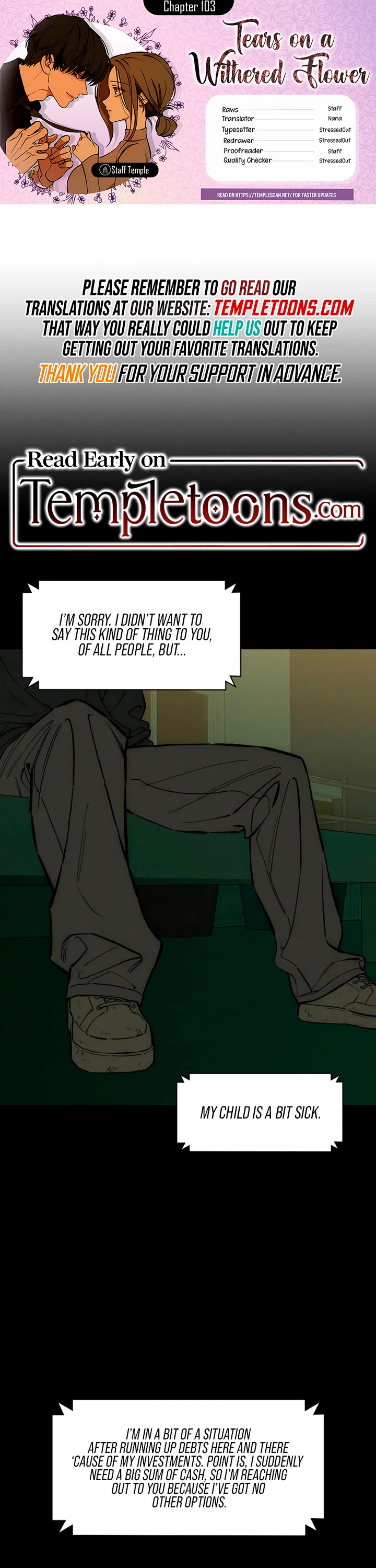 Tears on a Withered Flower Chapter 103 page 1 - Chapter 103