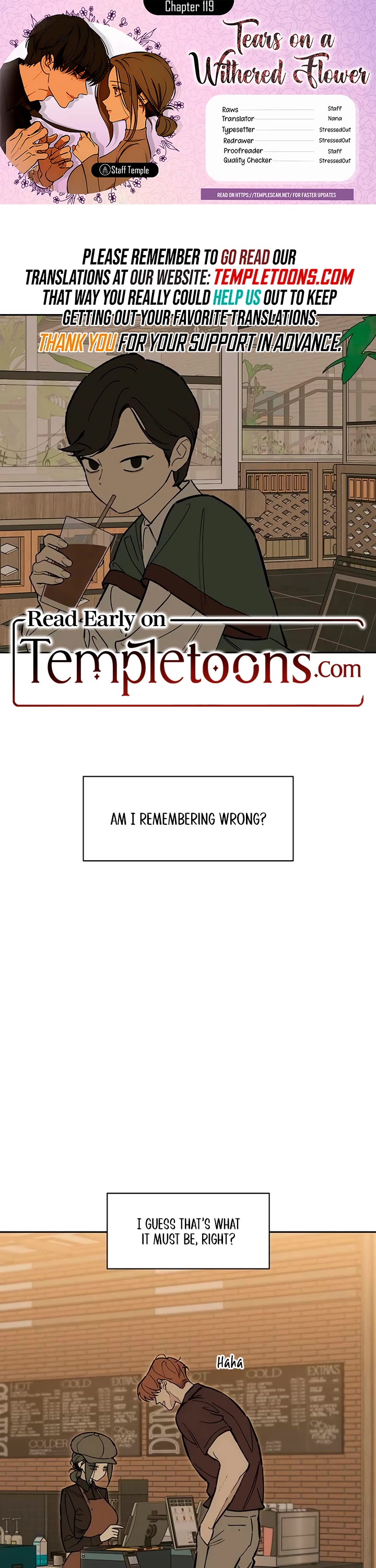 Tears on a Withered Flower Chapter 119 page 1 - Chapter 119