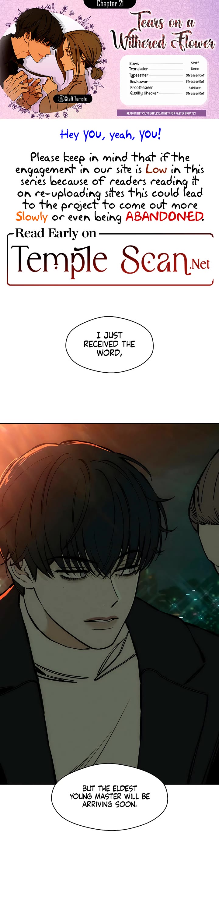 Tears on a Withered Flower Chapter 21 page 1 - Chapter 21
