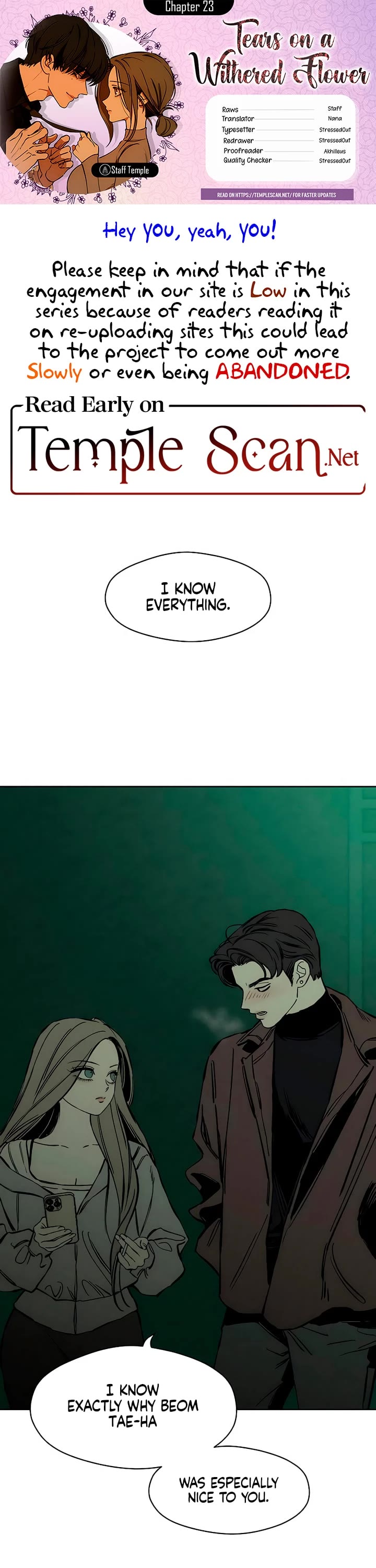 Tears on a Withered Flower Chapter 23 page 1 - Chapter 23