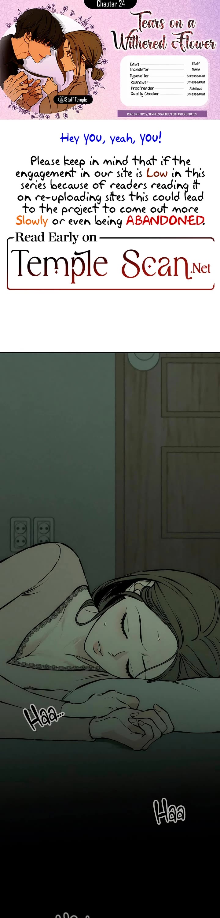 Tears on a Withered Flower Chapter 24 page 1 - Chapter 24