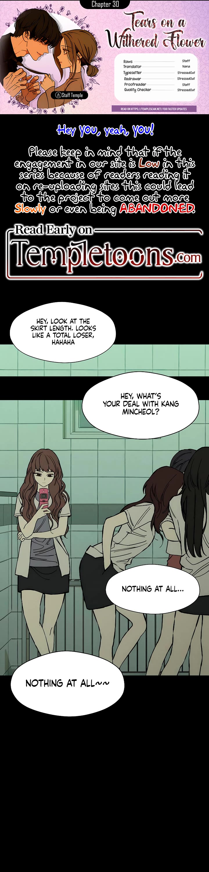 Tears on a Withered Flower Chapter 30 page 1 - Chapter 30