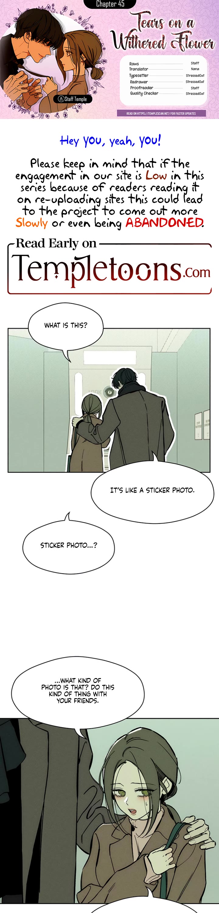 Tears on a Withered Flower Chapter 45 page 1 - Chapter 45