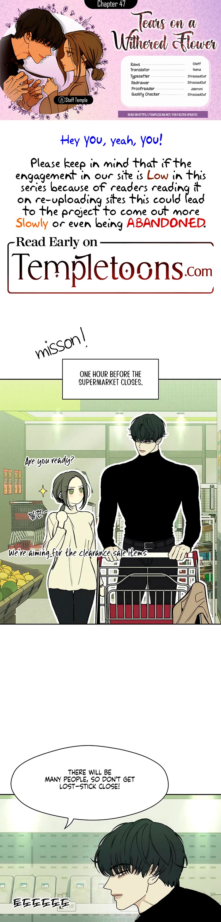 Tears on a Withered Flower Chapter 47 page 1 - Chapter 47