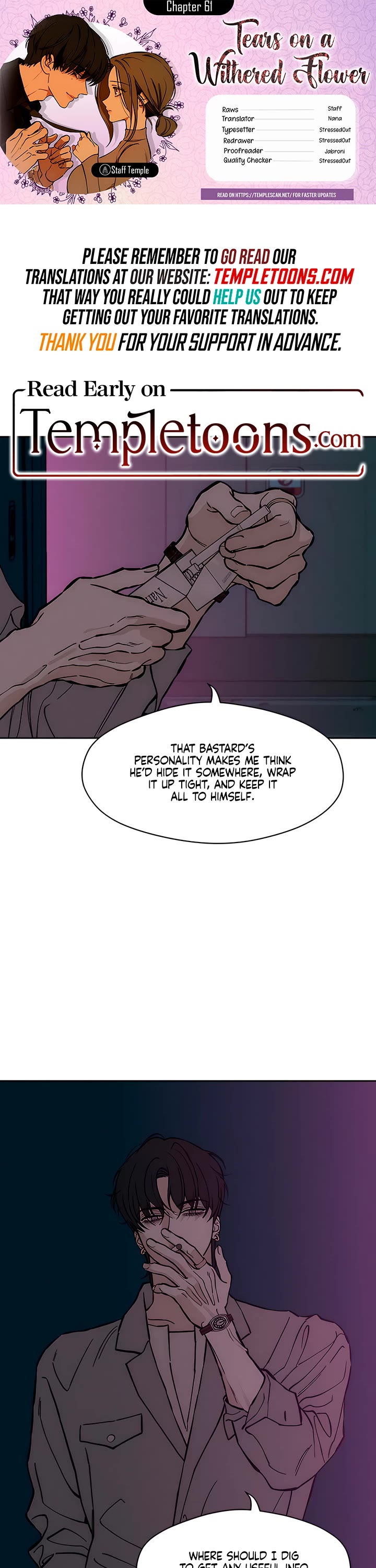 Tears on a Withered Flower Chapter 61 page 1 - Chapter 61