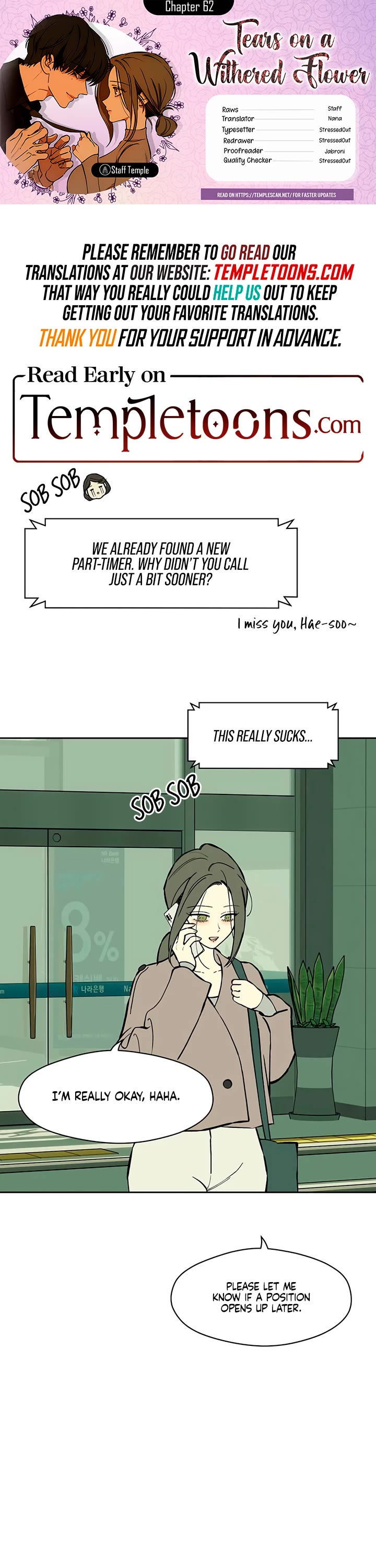 Tears on a Withered Flower Chapter 62 page 1 - Chapter 62