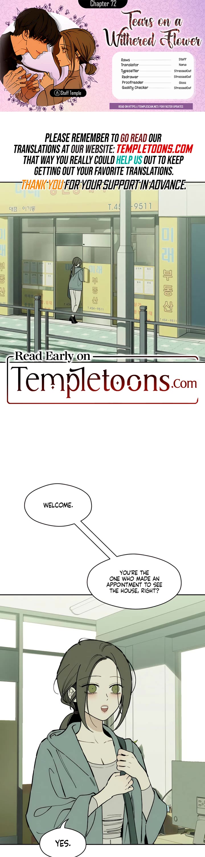 Tears on a Withered Flower Chapter 72 page 1 - Chapter 72