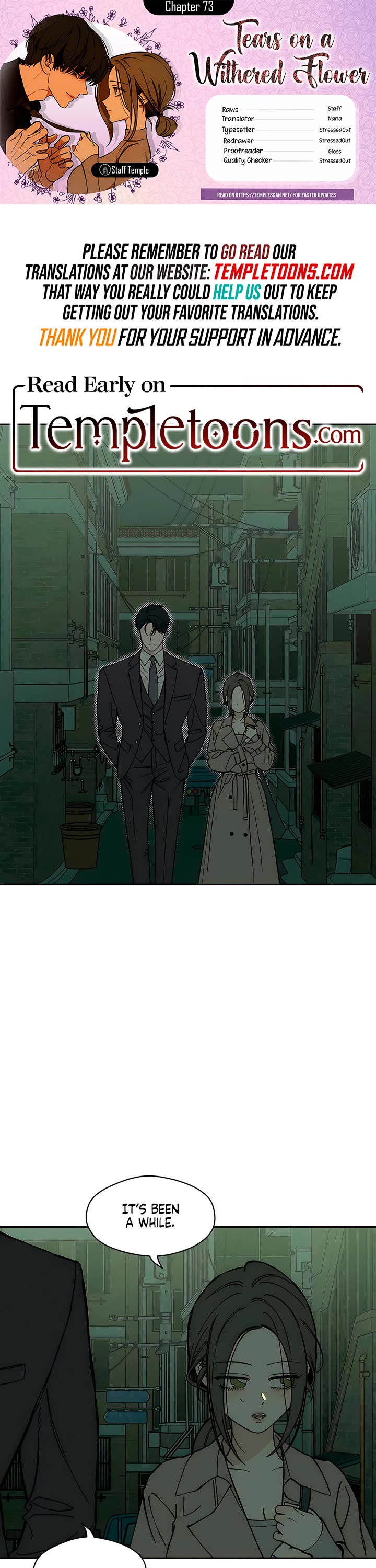 Tears on a Withered Flower Chapter 73 page 1 - Chapter 73