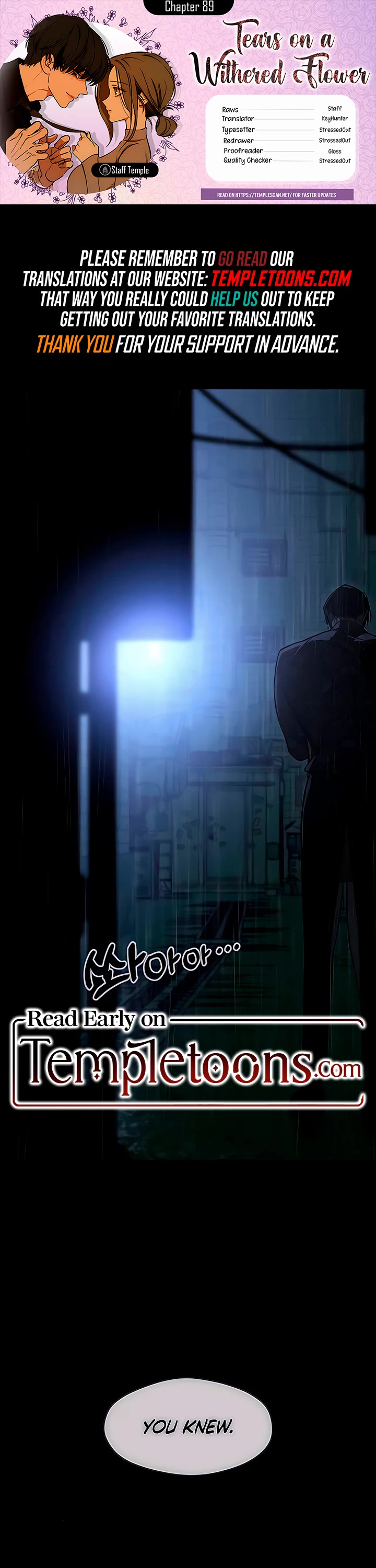 Tears on a Withered Flower Chapter 89 page 1 - Chapter 89