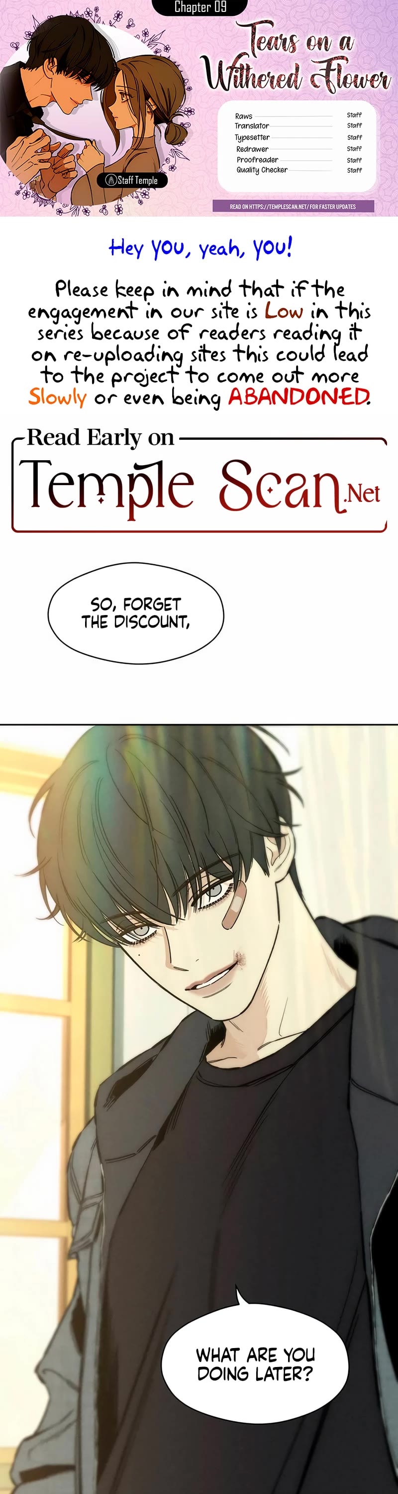 Tears on a Withered Flower Chapter 9 page 1 - Chapter 9