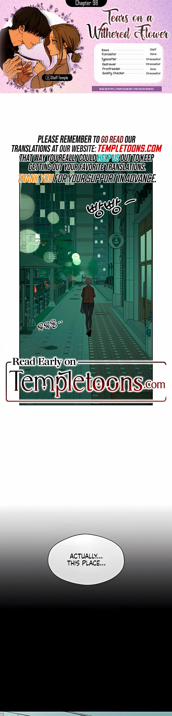 Tears on a Withered Flower Chapter 98 page 1 - Chapter 98