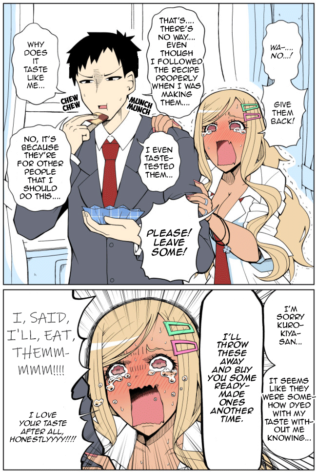 Tedama ni Toritai Kurokiya-san Chapter 0.2 page 2 - Chapter 0.2: Twitter Short #2 - A tan-skinned gal is playing around on White Day