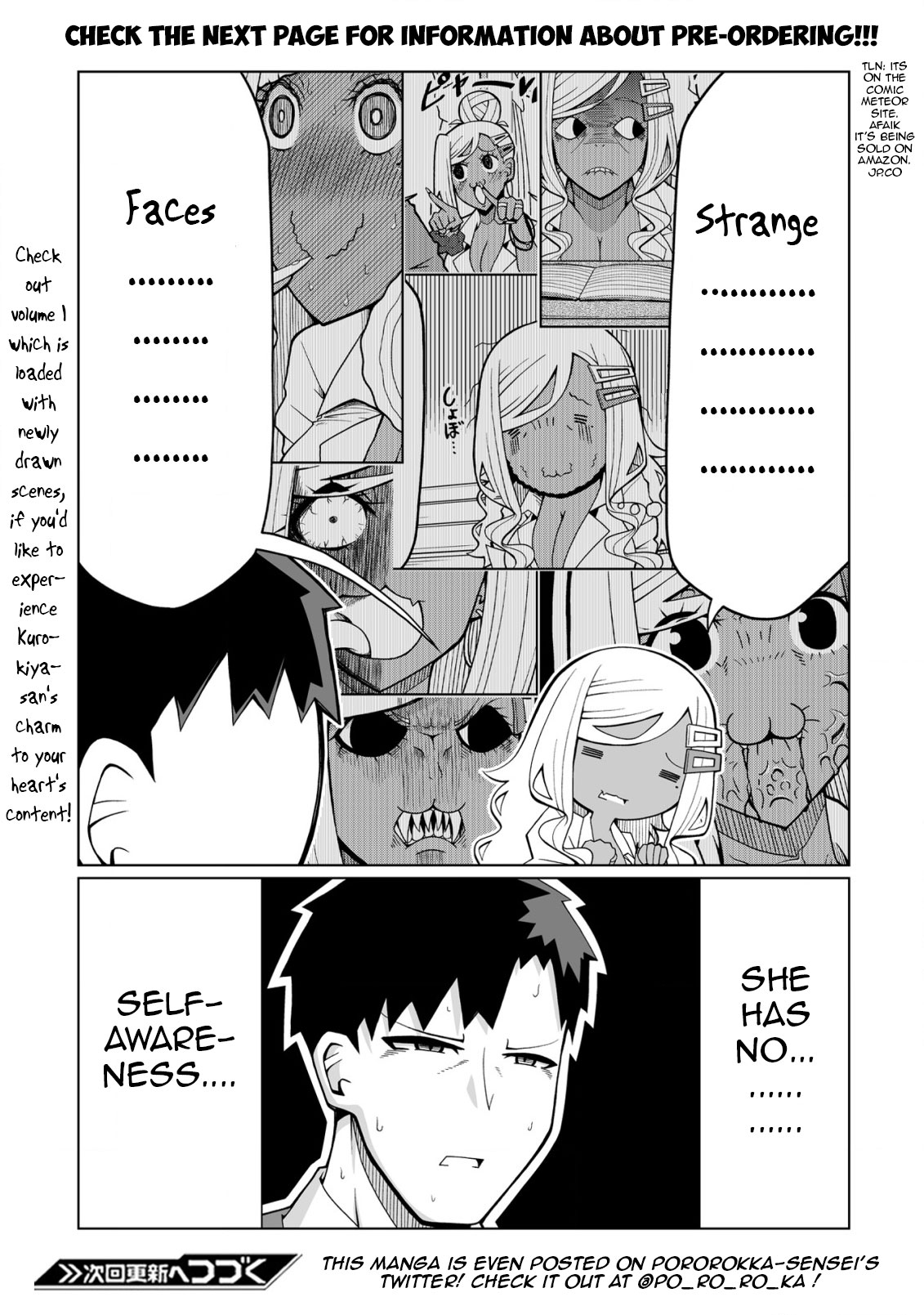 Tedama ni Toritai Kurokiya-san Chapter 10.5 page 2 - Chapter 10.5: Extra: Announcement