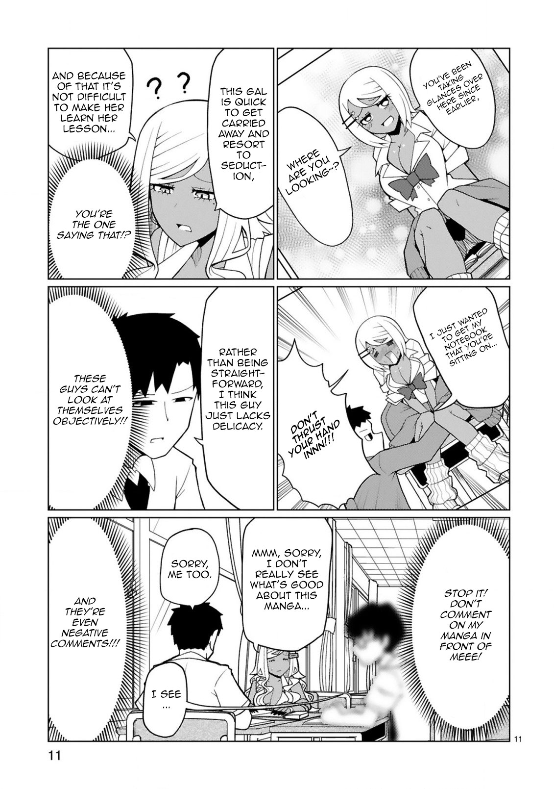 Tedama ni Toritai Kurokiya-san Chapter 10 page 11 - Chapter 10: I want to get rid of the disturbances caught in between my favourite couple.