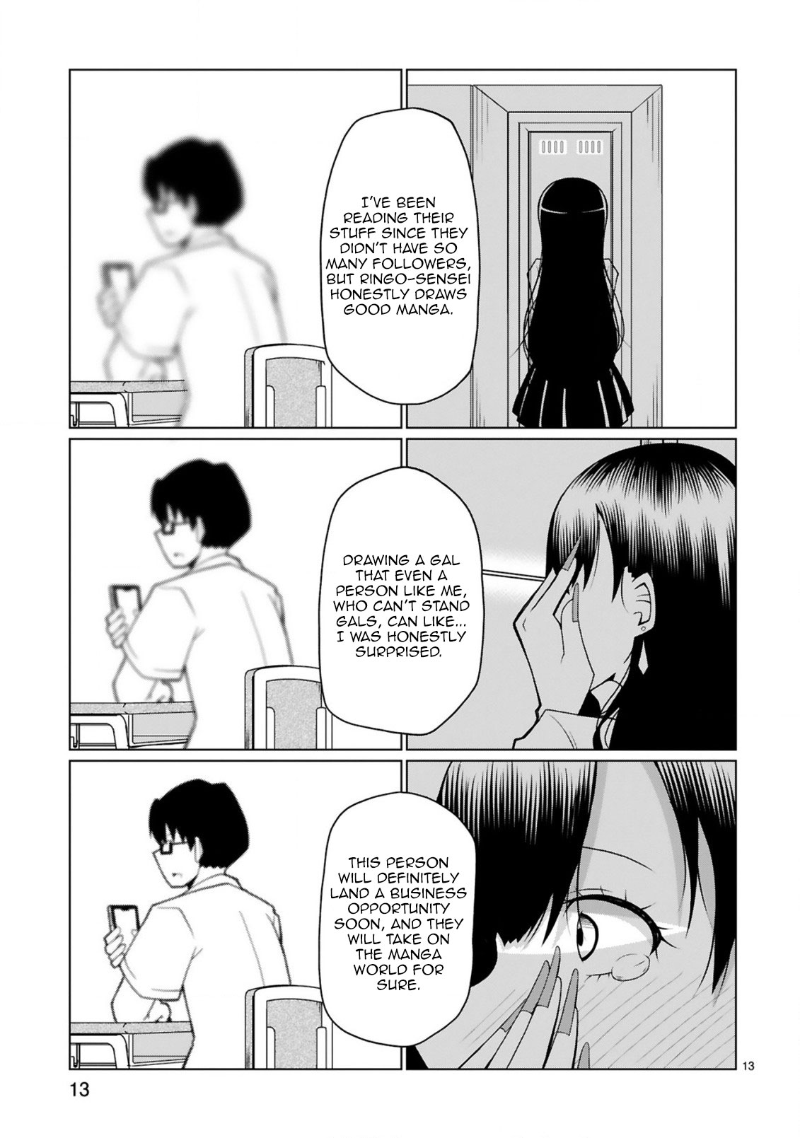 Tedama ni Toritai Kurokiya-san Chapter 10 page 13 - Chapter 10: I want to get rid of the disturbances caught in between my favourite couple.