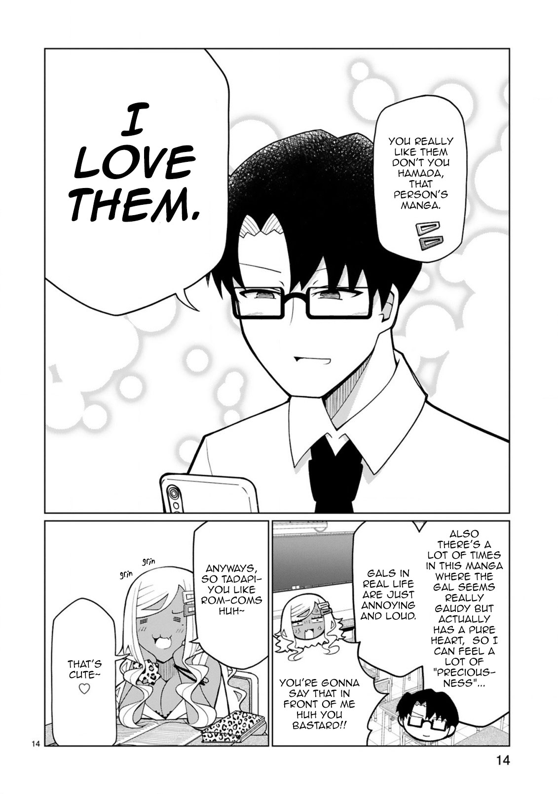 Tedama ni Toritai Kurokiya-san Chapter 10 page 14 - Chapter 10: I want to get rid of the disturbances caught in between my favourite couple.