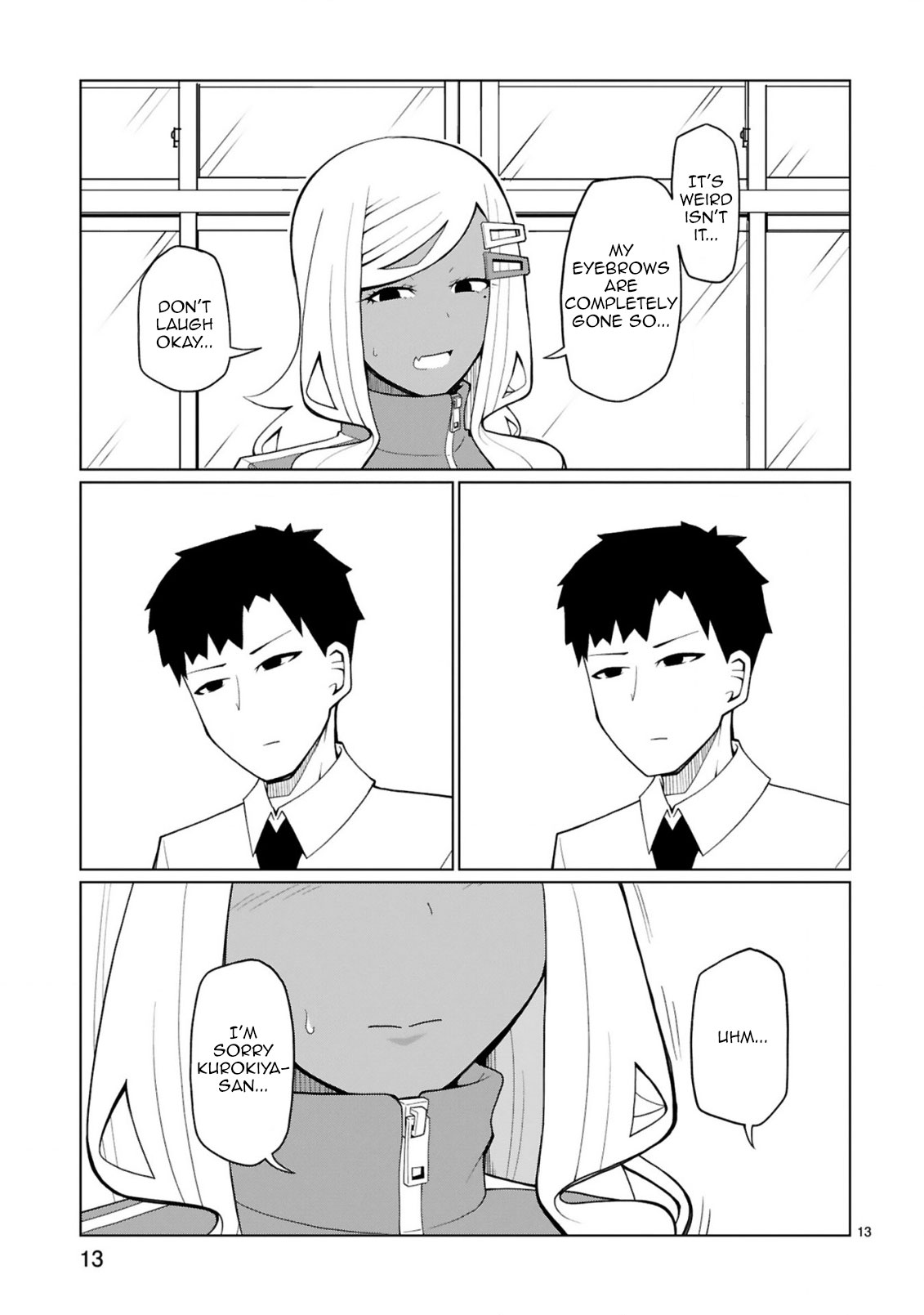 Tedama ni Toritai Kurokiya-san Chapter 11 page 14 - Chapter 11: I don't want to show it