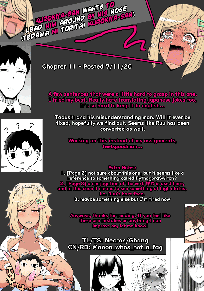 Tedama ni Toritai Kurokiya-san Chapter 11 page 20 - Chapter 11: I don't want to show it