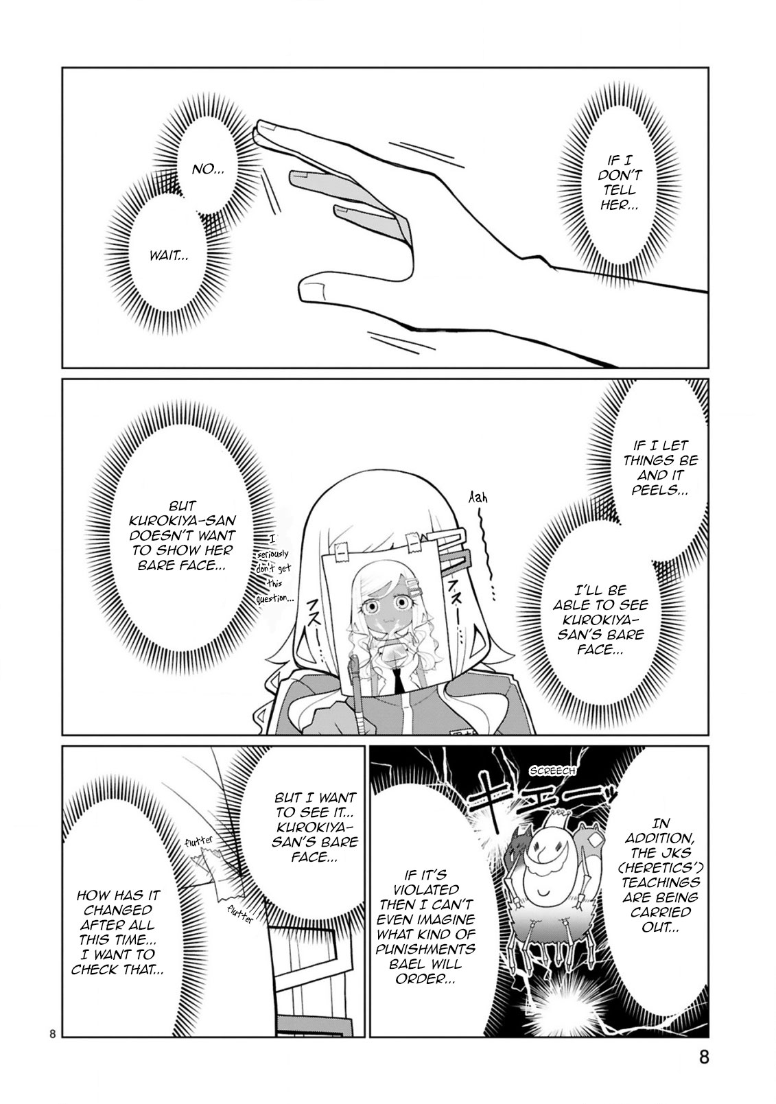 Tedama ni Toritai Kurokiya-san Chapter 11 page 9 - Chapter 11: I don't want to show it