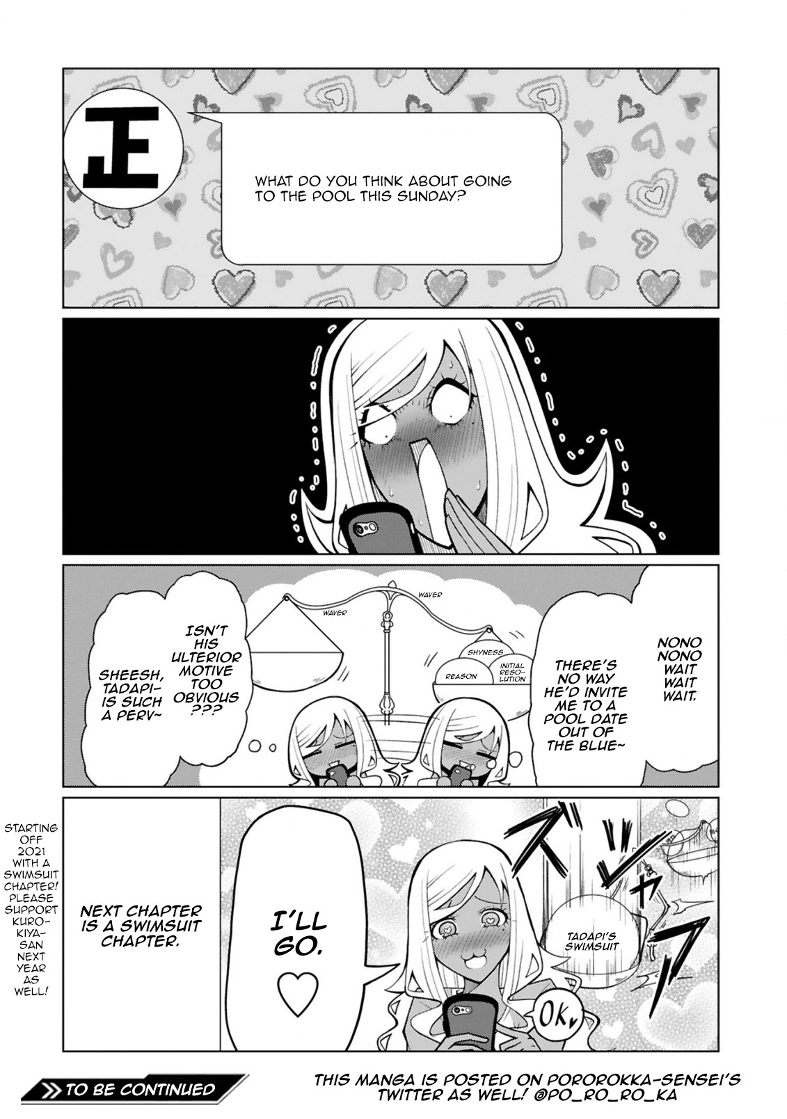 Tedama ni Toritai Kurokiya-san Chapter 14 page 11 - Chapter 14: I want to take a break sometimes
