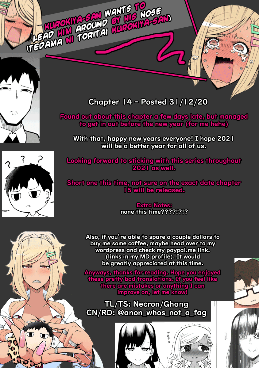Tedama ni Toritai Kurokiya-san Chapter 14 page 12 - Chapter 14: I want to take a break sometimes