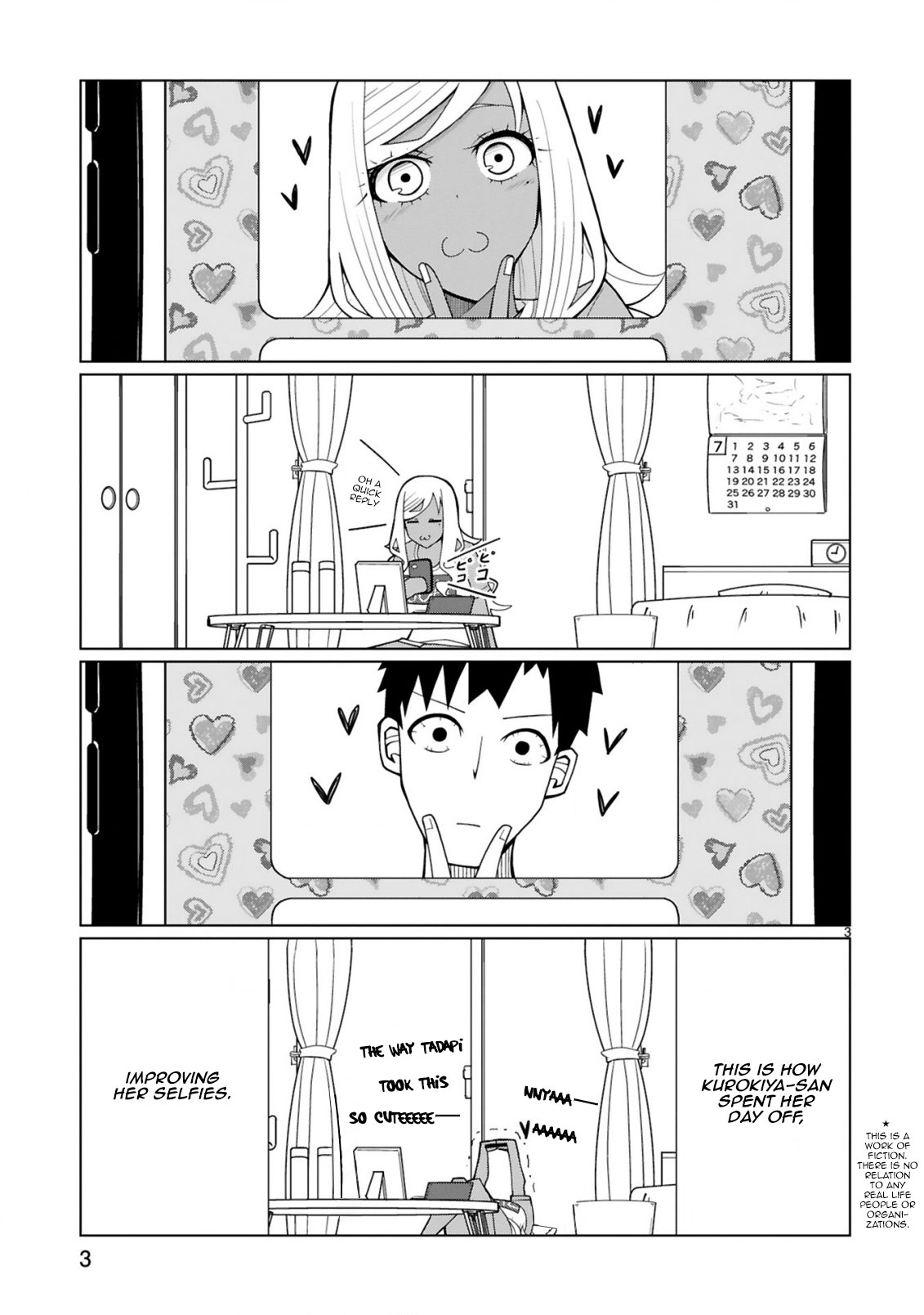 Tedama ni Toritai Kurokiya-san Chapter 14 page 4 - Chapter 14: I want to take a break sometimes
