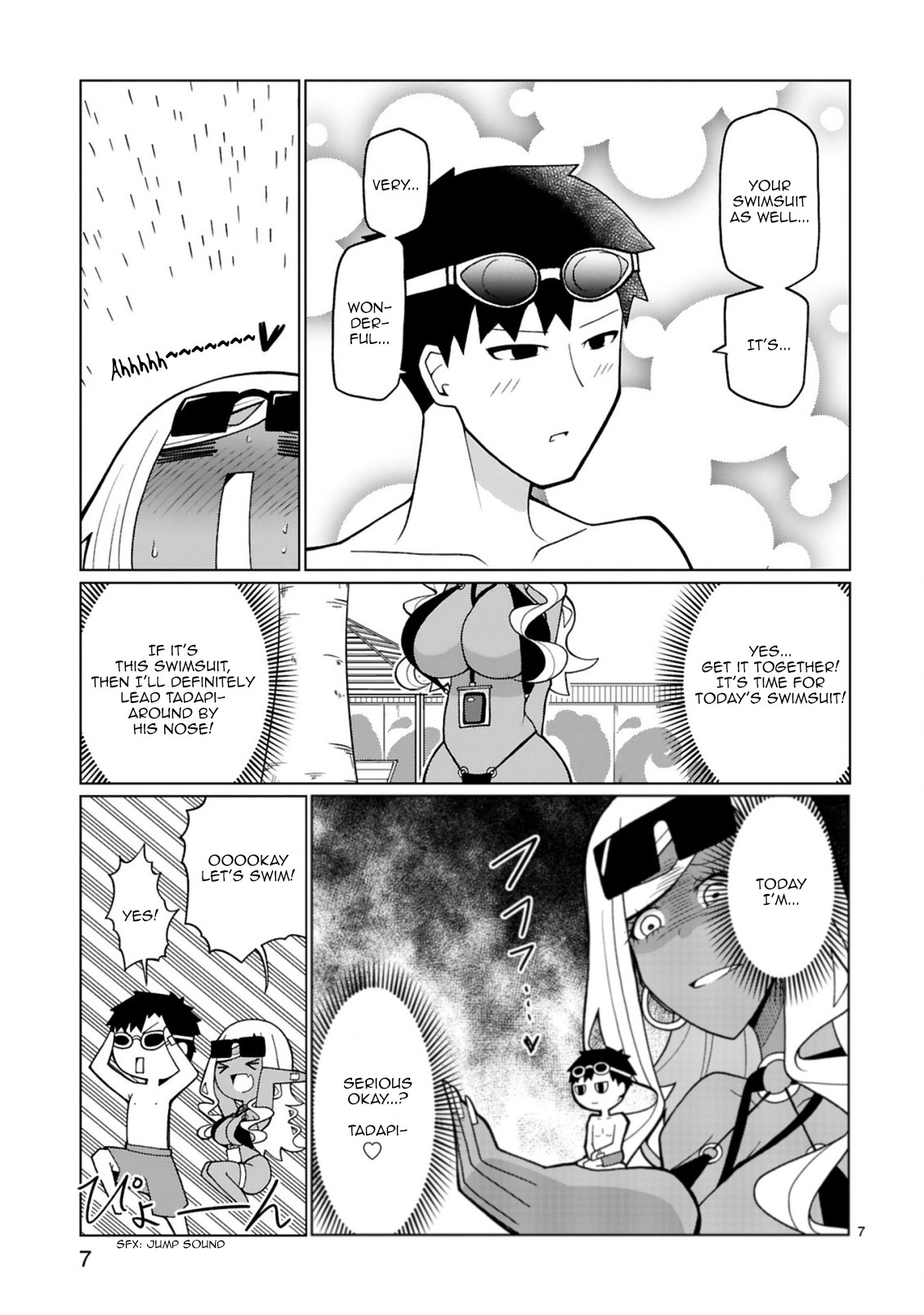 Tedama ni Toritai Kurokiya-san Chapter 15 page 8 - Chapter 15: I want to swim