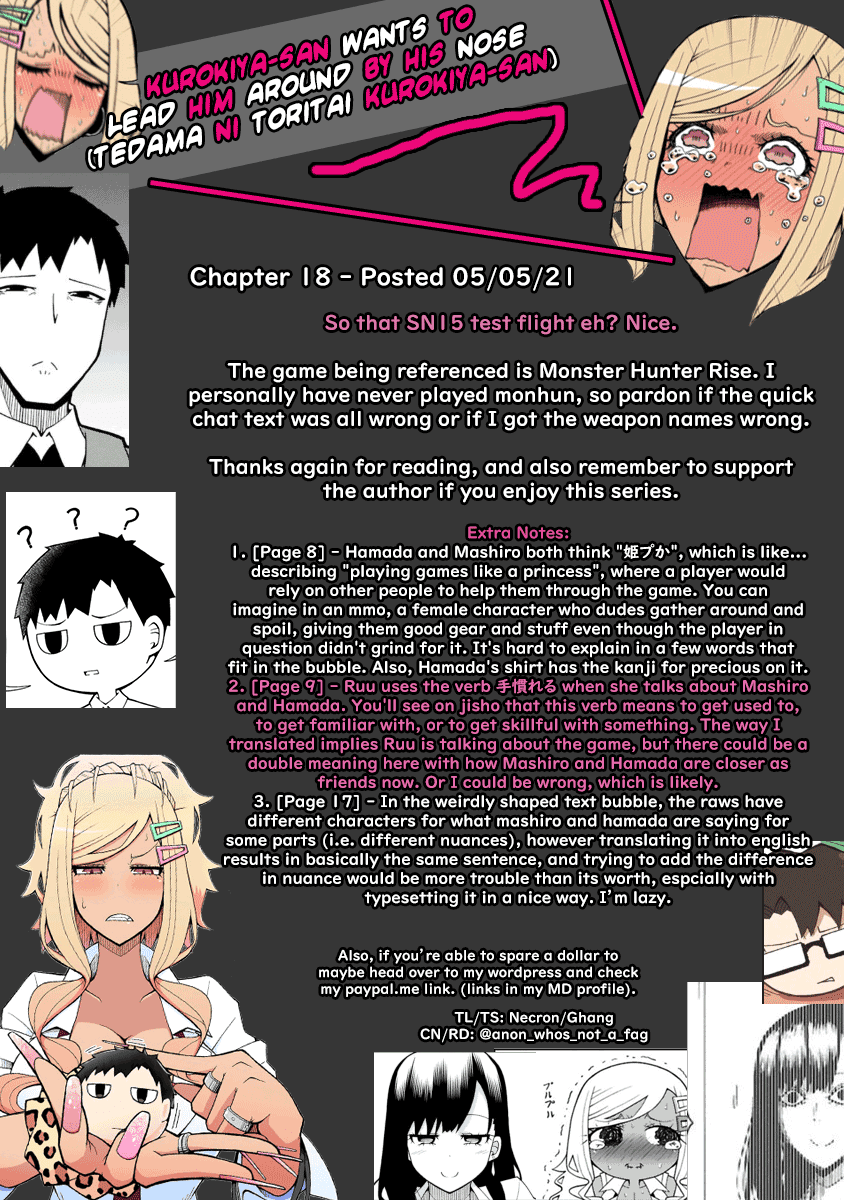 Tedama ni Toritai Kurokiya-san Chapter 18 page 21 - Chapter 18