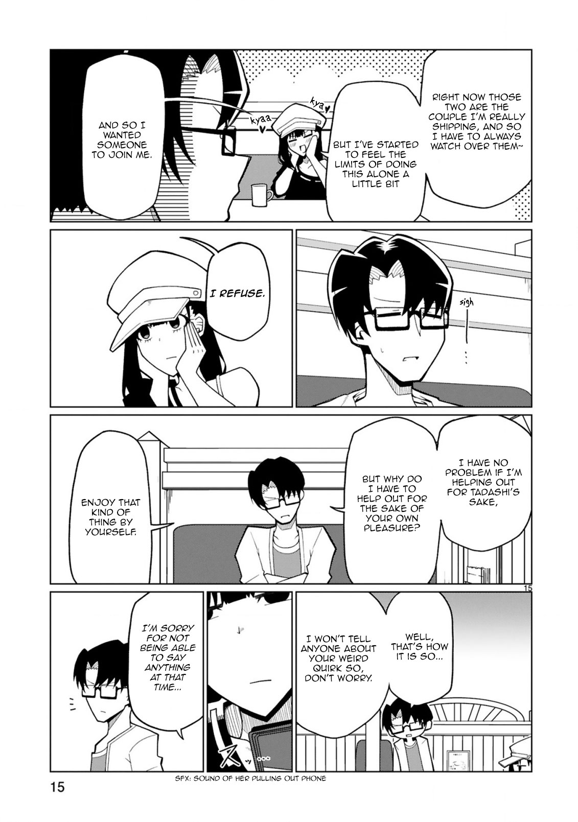 Tedama ni Toritai Kurokiya-san Chapter 19 page 15 - Chapter 19