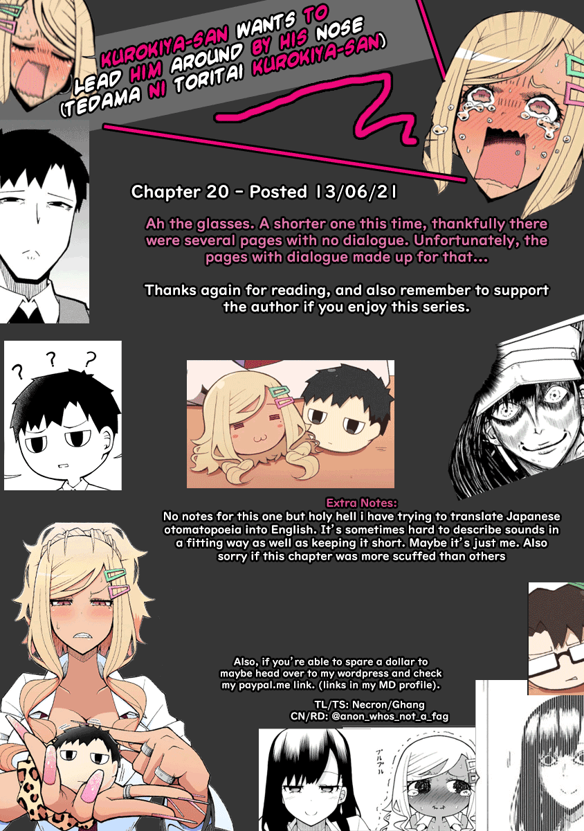 Tedama ni Toritai Kurokiya-san Chapter 20 page 17 - Chapter 20