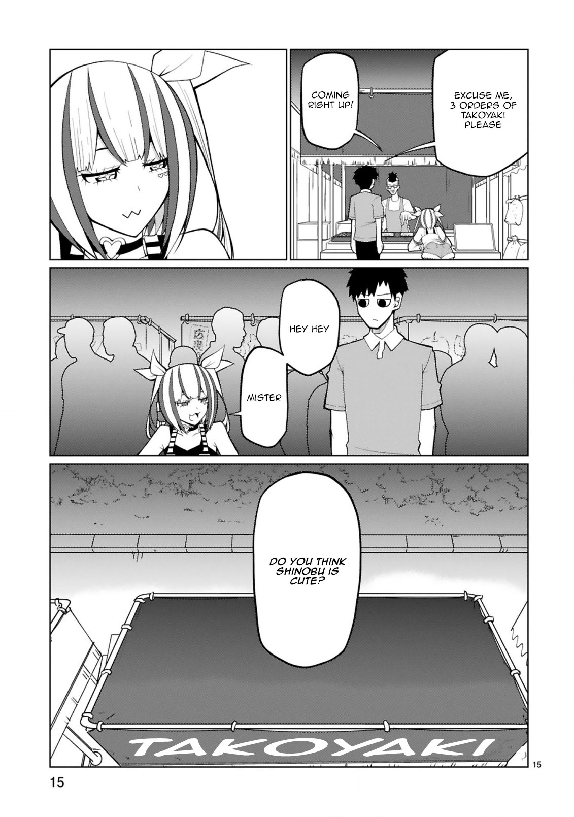Tedama ni Toritai Kurokiya-san Chapter 23 page 15 - Chapter 23: I want to go to a festival (Part 1)