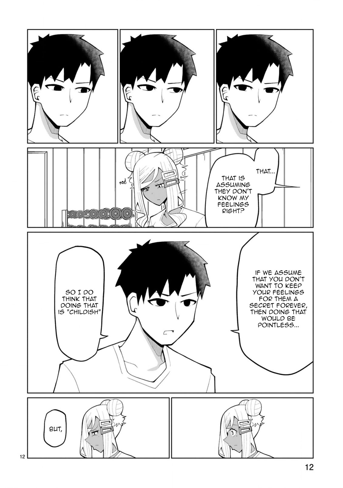 Tedama ni Toritai Kurokiya-san Chapter 25 page 12 - Chapter 25: I want to Train