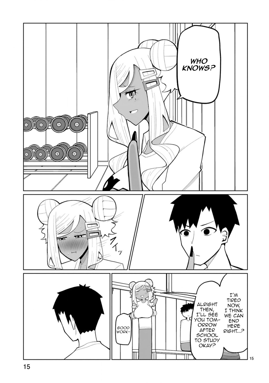 Tedama ni Toritai Kurokiya-san Chapter 25 page 15 - Chapter 25: I want to Train