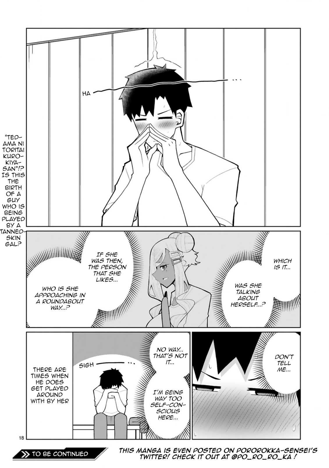 Tedama ni Toritai Kurokiya-san Chapter 25 page 18 - Chapter 25: I want to Train