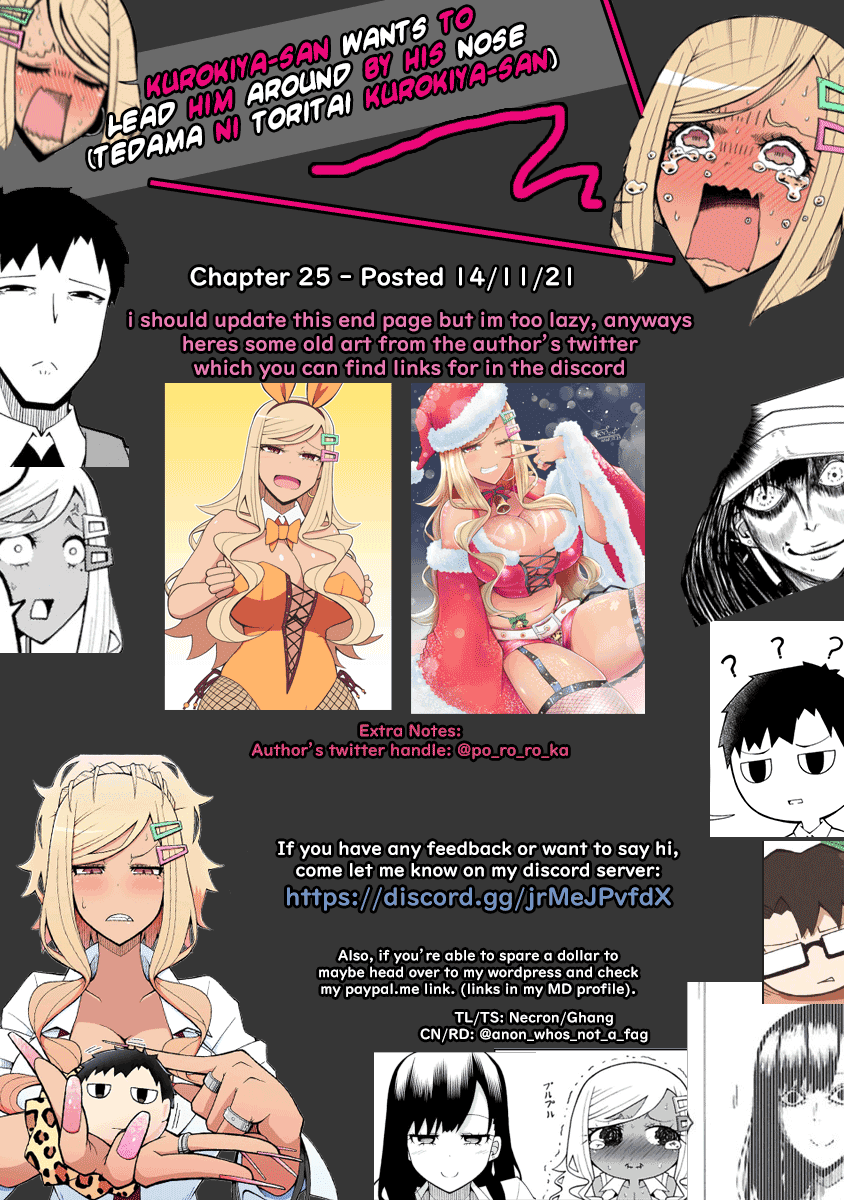 Tedama ni Toritai Kurokiya-san Chapter 25 page 19 - Chapter 25: I want to Train