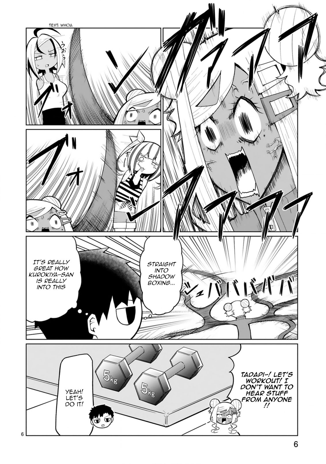Tedama ni Toritai Kurokiya-san Chapter 25 page 6 - Chapter 25: I want to Train