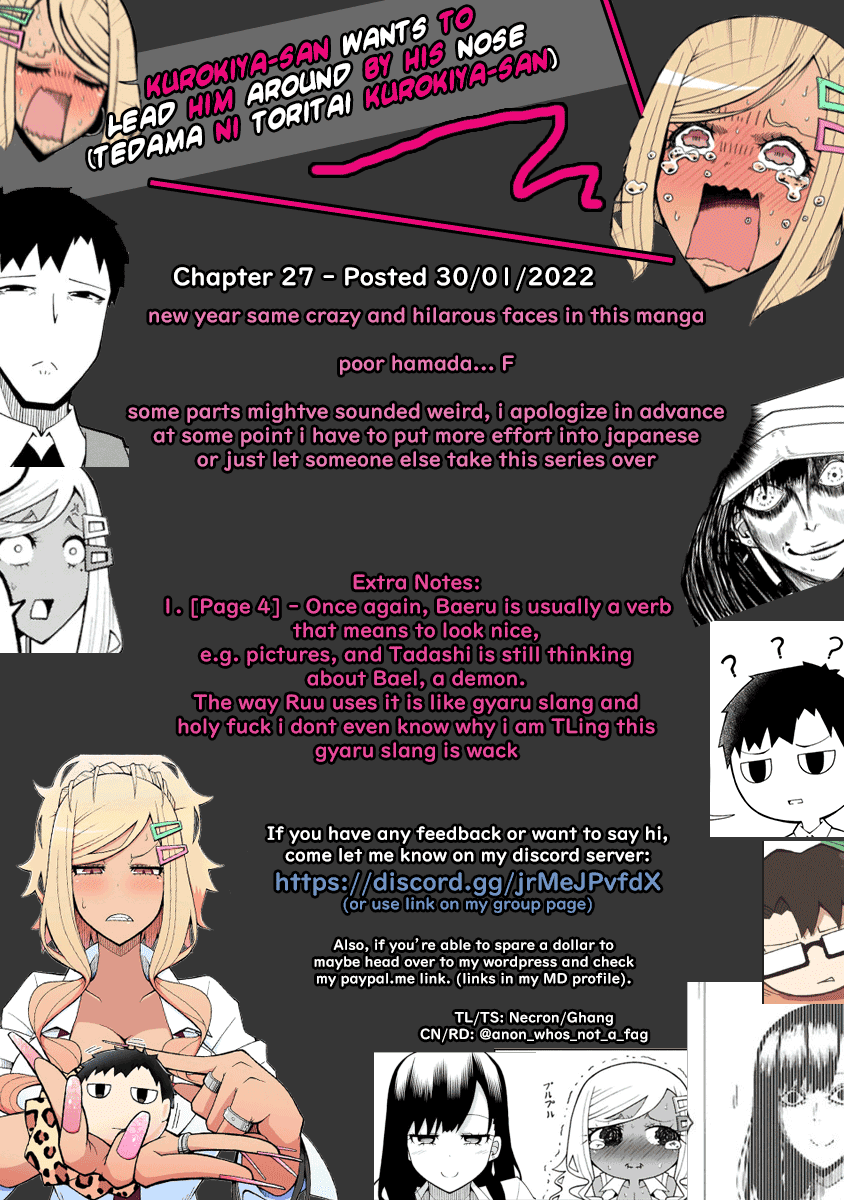 Tedama ni Toritai Kurokiya-san Chapter 27 page 18 - Chapter 27: I Want to Edit
