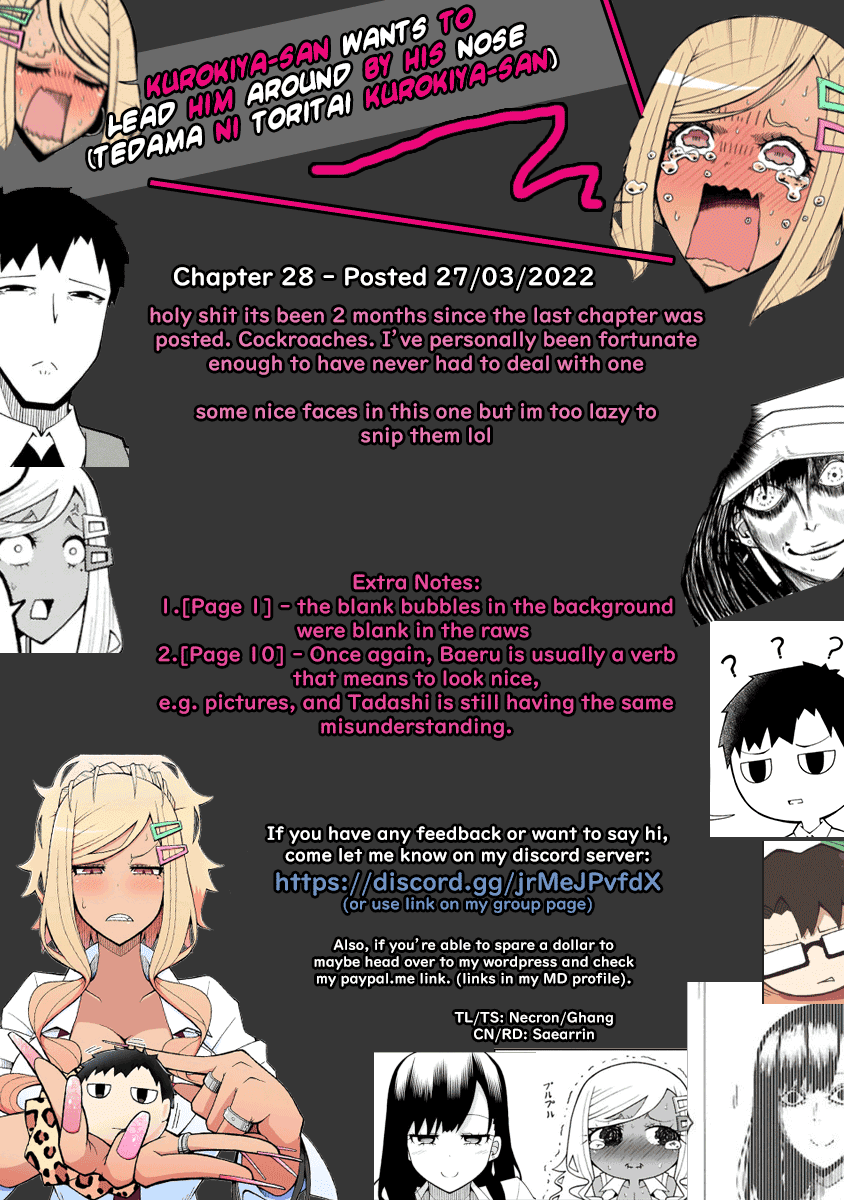 Tedama ni Toritai Kurokiya-san Chapter 28 page 17 - Chapter 28: I want to eradicate "that"