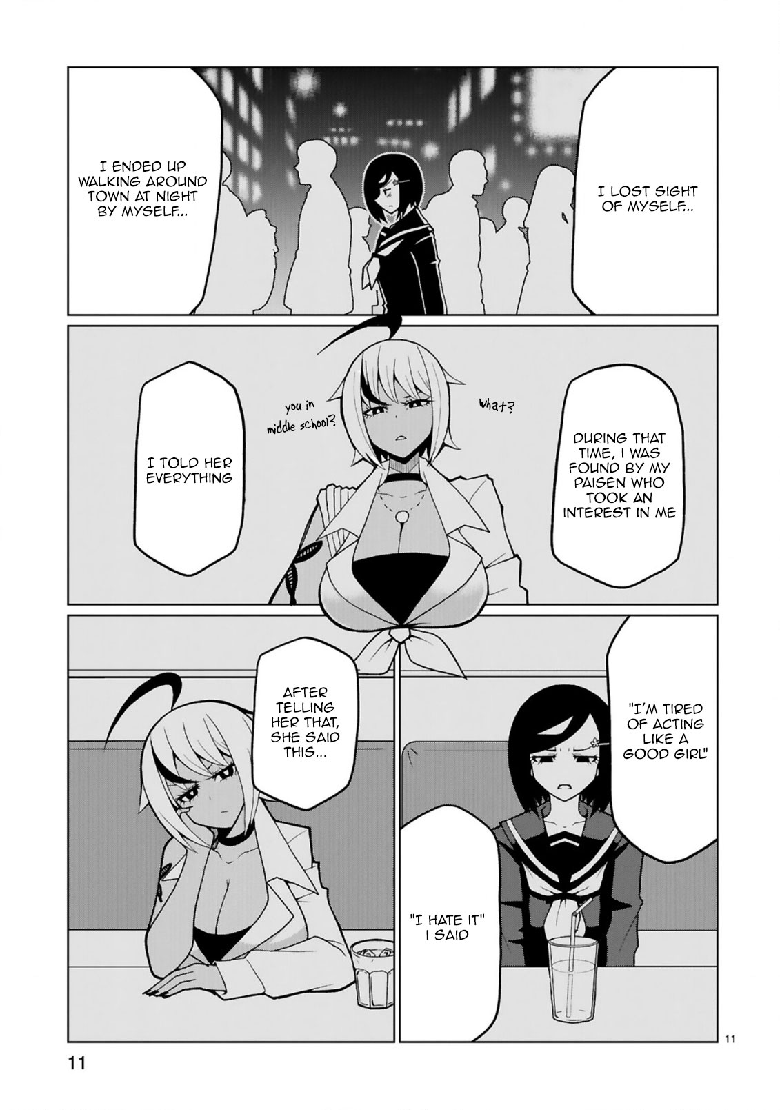 Tedama ni Toritai Kurokiya-san Chapter 30 page 11 - Chapter 30: I want to act like that