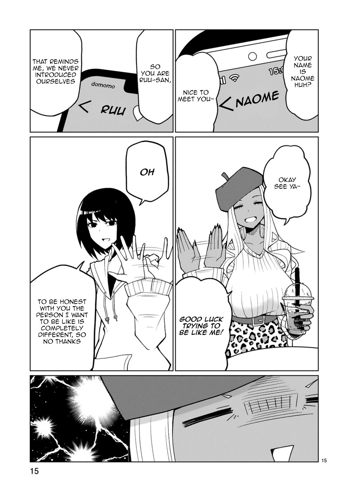 Tedama ni Toritai Kurokiya-san Chapter 30 page 15 - Chapter 30: I want to act like that