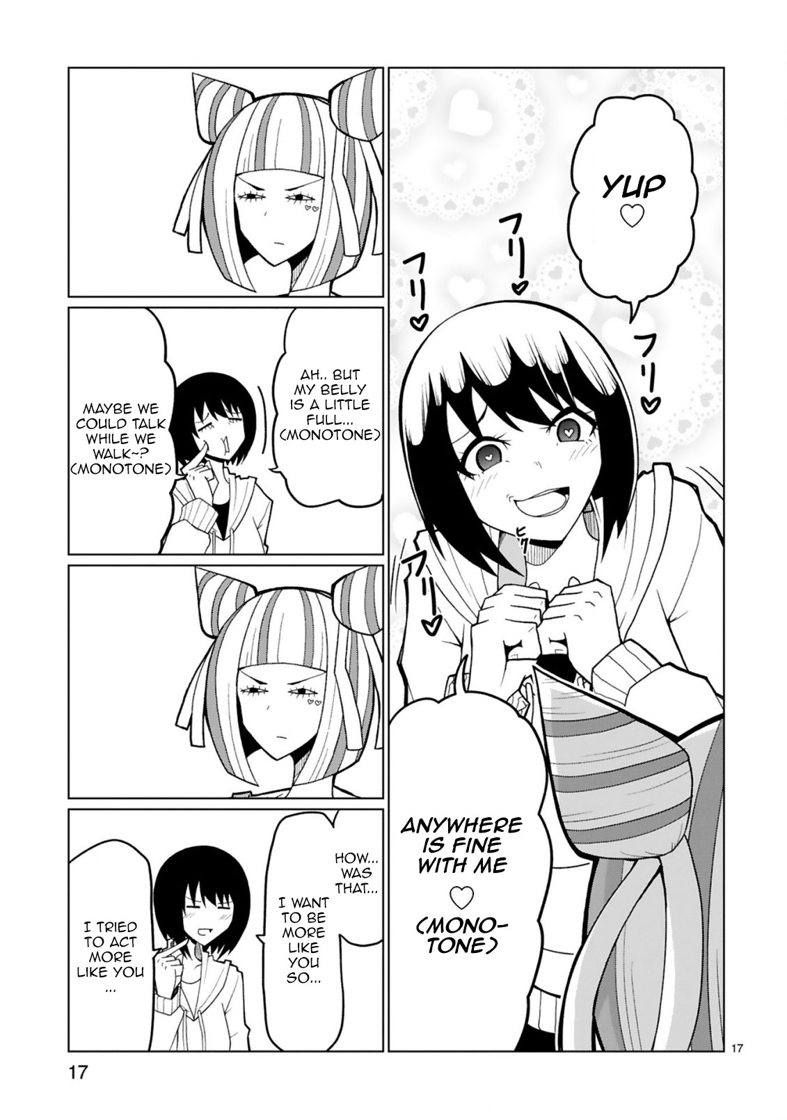 Tedama ni Toritai Kurokiya-san Chapter 30 page 17 - Chapter 30: I want to act like that