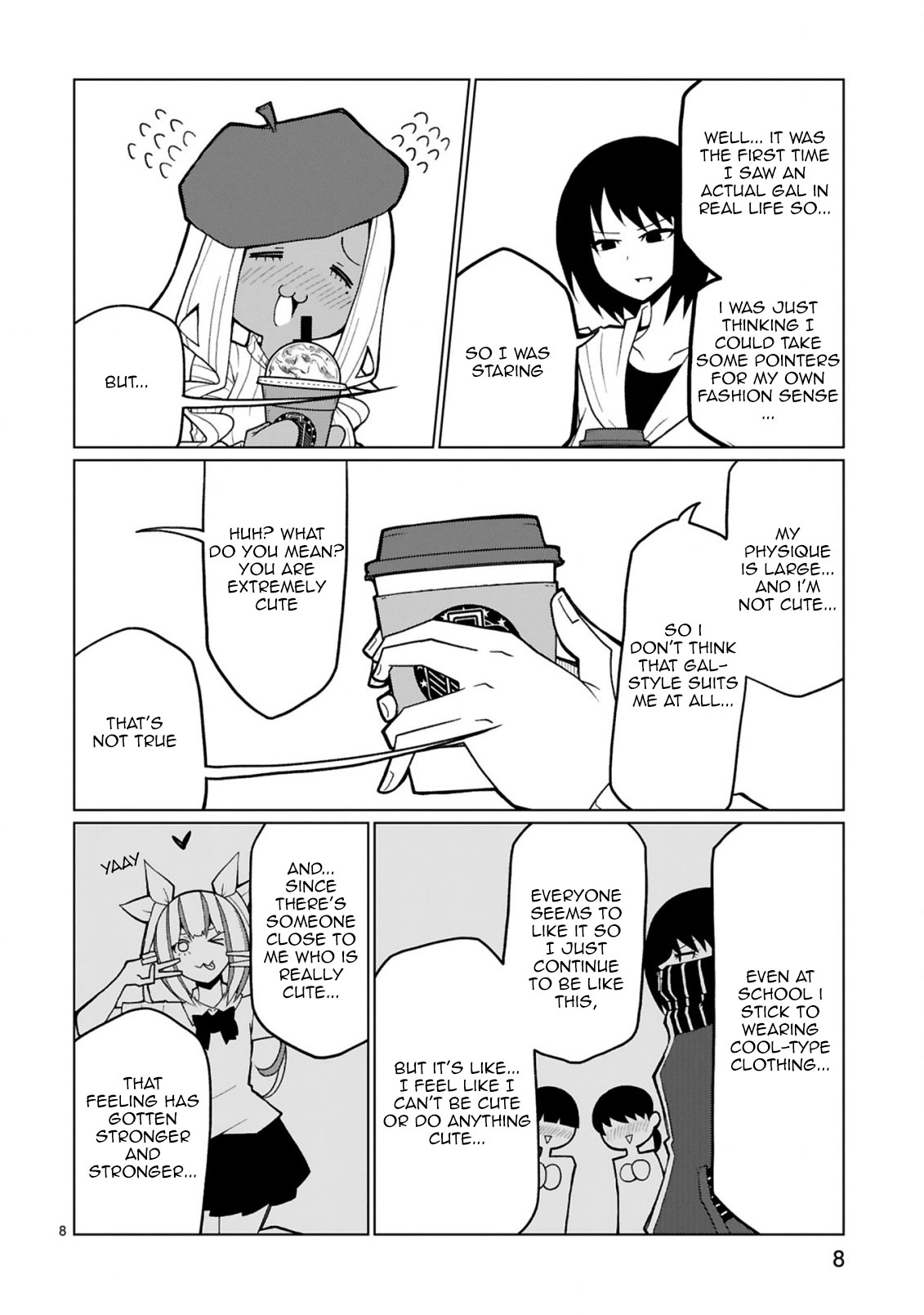 Tedama ni Toritai Kurokiya-san Chapter 30 page 8 - Chapter 30: I want to act like that