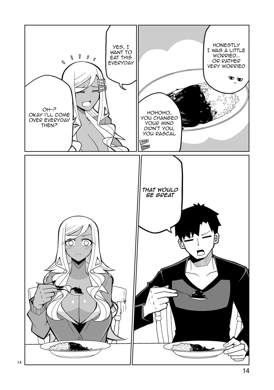 Tedama ni Toritai Kurokiya-san Chapter 31 page 14 - Chapter 31: I want to make curry